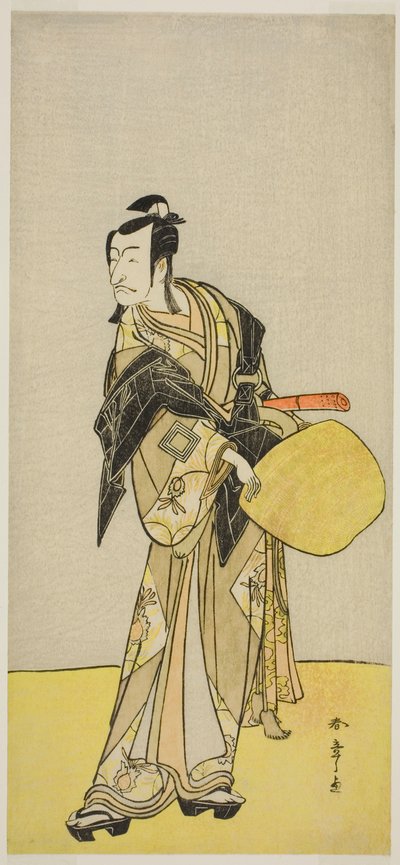 Skådespelaren Ichikawa Danjuro V som Kakogawa Honzo, från pjäsen "Kanadehon Chushin Nagori no Kura", uppträdde på Nakamura Theatre i den nionde månaden, 1780 av Katsukawa Shunsho