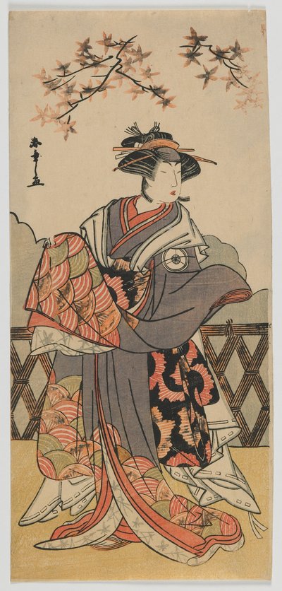Skådespelaren Iwai Hanshiro IV, Edo-perioden, sent 1780-tal (trätryck i färg) av Katsukawa Shunsho