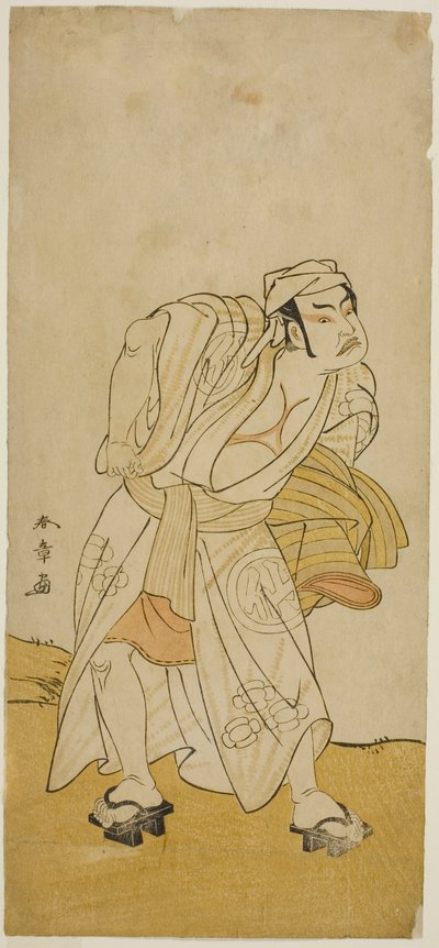 Skådespelaren Nakamura Sukegoro II i en oidentifierad roll av Katsukawa Shunsho