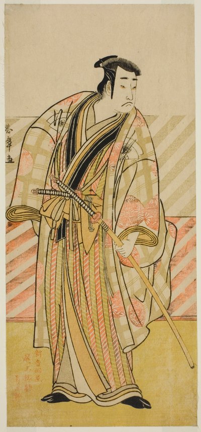 Skådespelaren Onoe Matsusuke I i en oidentifierad roll av Katsukawa Shunsho