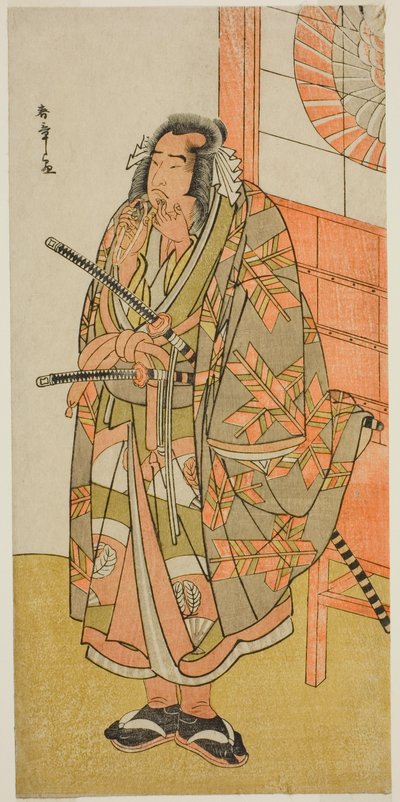 Skådespelaren Onoe Matsusuke I i en oidentifierad roll av Katsukawa Shunsho