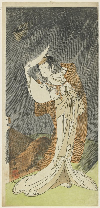 Yamashita Kinsaku bra som te dy Asaka av Katsukawa Shunsho