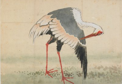 Trana, Edo-period, sent 1700-tidigt 1800-tal. av Katsushika Hokusai