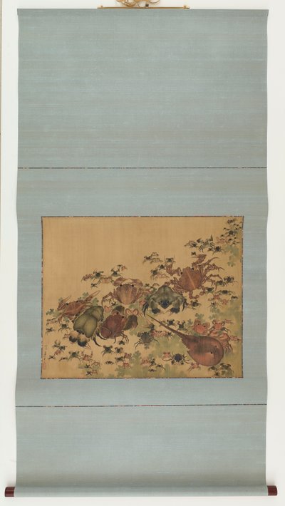 Kräftdjur, Edo-perioden, 1825-1830. av Katsushika Hokusai