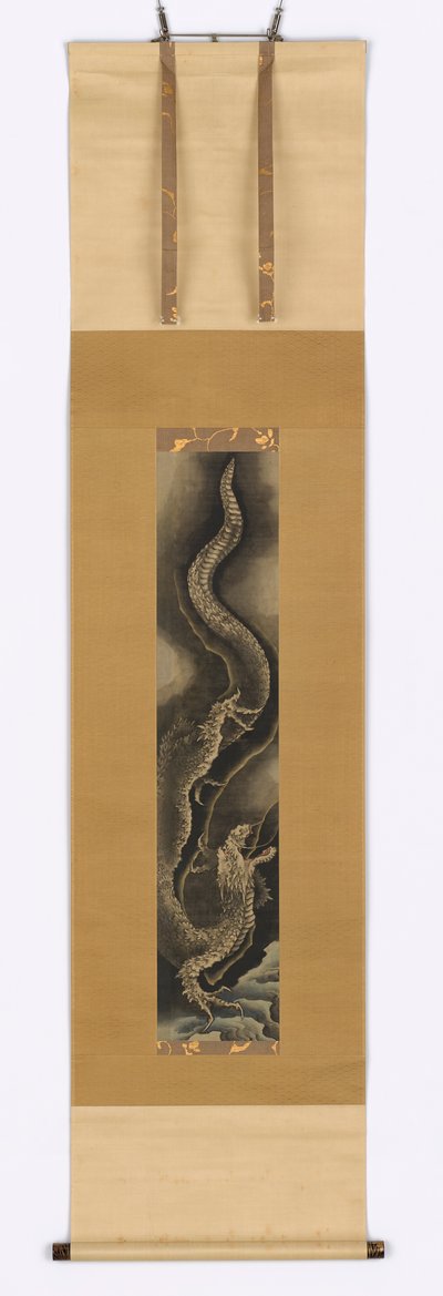 Nedstigande drake, sent 1700-tidigt 1800-tal. av Katsushika Hokusai