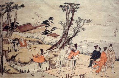 De 36 poeterna av Katsushika Hokusai