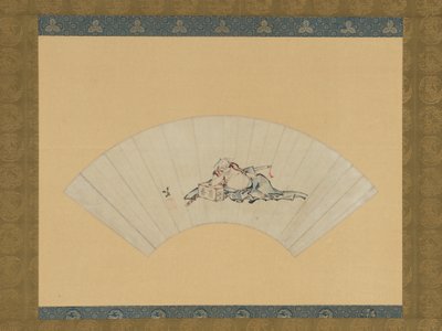 Den berusade Asaina av Katsushika Hokusai