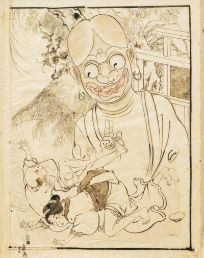 Erotisk scen av Katsushika Hokusai