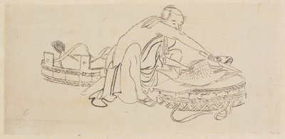 Fiskförsäljare av Katsushika Hokusai