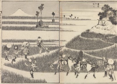Ur ”Hundra vyer av berget Fuji” av Katsushika Hokusai