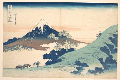 Fuji sett från Inume-passet () av Katsushika Hokusai
