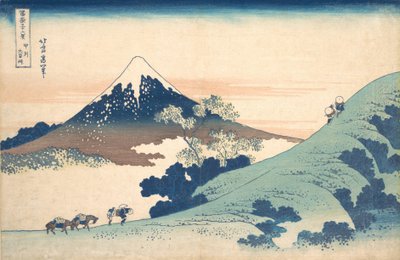 Fuji från Inume Pass. av Katsushika Hokusai