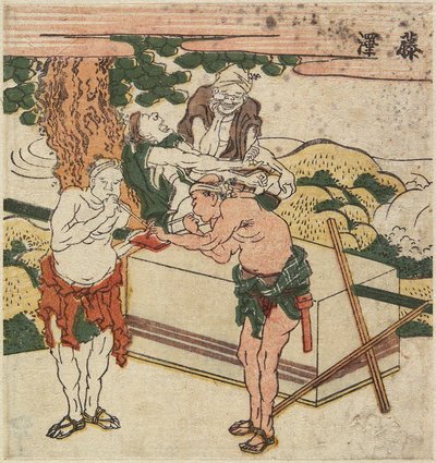 Fujisawa, omkring 1804 av Katsushika Hokusai