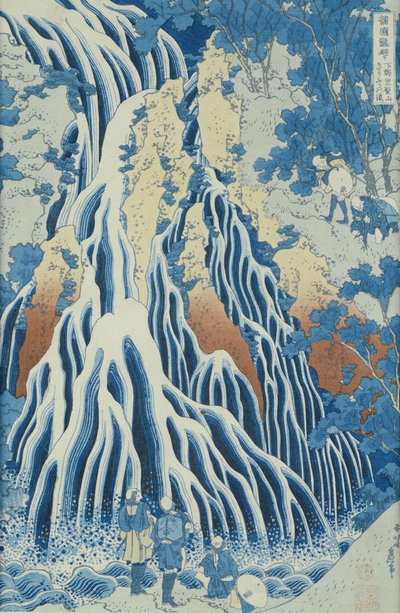 Kirifuri Fall på Kurokami Mount, från serien 