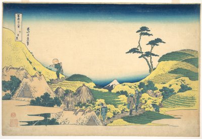 Nedre Meguro (Shimo Meguro), ur serien ”De trettiosex vyerna av berget Fuji” (Fugaku sanjūrokkei) av Katsushika Hokusai