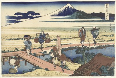 Nakahara i Sagami län Soshu Nakahara (titel på objekt) 36 vyer av berget Fuji (serietitel) Fugaku sanjurokkei (serietitel på objekt) av Katsushika Hokusai