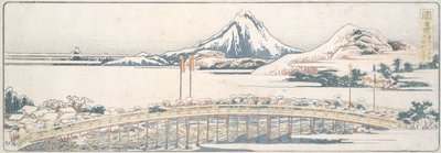 Okazaki, ur serien ”Femtio tre vyer av vårens njutningar” av Katsushika Hokusai