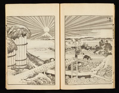 Hundra vyer av berget Fuji, del 1 av Katsushika Hokusai