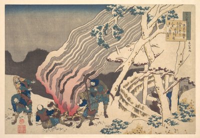 Dikt av Minamoto no Muneyuki Ason, ur samlingen ”Hundra dikter förklarade av amman” (Hyakunin isshu uba ga etoki) av Katsushika Hokusai