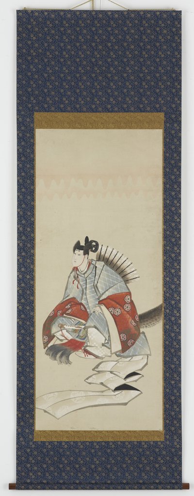 Six Immortals of Poetry: Ariwara no Narihara, c.1806-08 (bläck och färg på papper) av Katsushika Hokusai