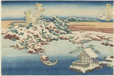 Sumida, ca. 1833 av Katsushika Hokusai
