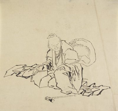 Hantverkaren från Hida av Katsushika Hokusai