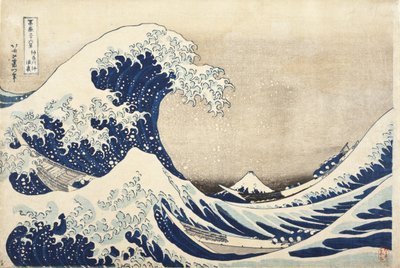 Den stora vågen vid Kanagawa av Katsushika Hokusai