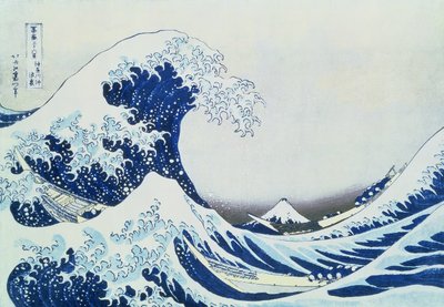 The Great Wave utanför Kanagawa, från serien 