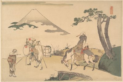Toppen av berget Fuji av Katsushika Hokusai