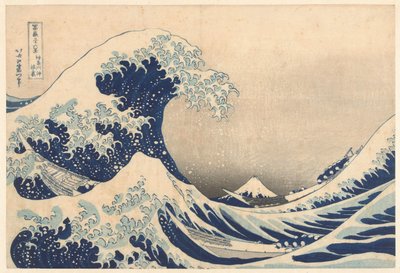 Under vågen utanför Kanagawa av Katsushika Hokusai