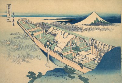 Ushibori i Hitachi-provinsen Joshu Ushibori, från serien Thirty-six Views of ..., ca. 1830-32. av Katsushika Hokusai