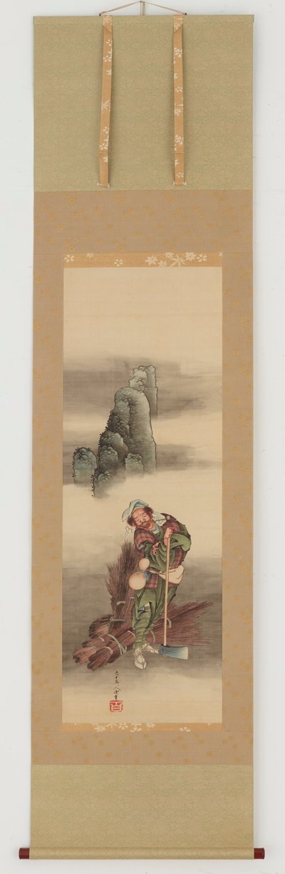 Vedhuggare, Edo-perioden, 1849. av Katsushika Hokusai