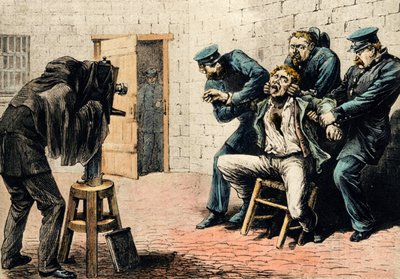 Identifizierung der Fotografie - Subjekt Kriminell von 