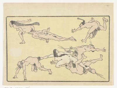 Orgie The Big Tail (serietitel) av Kawanabe Kyosai