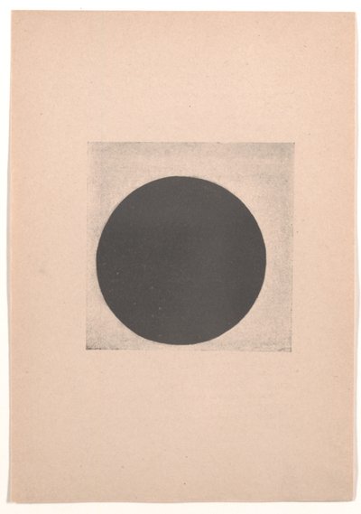 Black Circle för "From Cubism and Futurism to Suprematism: A New Realism in Painting" av Kazimir Severinovich Malevich