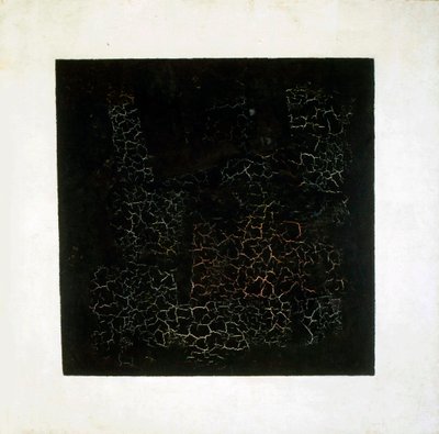Black Square, tidigt 1920-tal. av Kazimir Severinovich Malevich