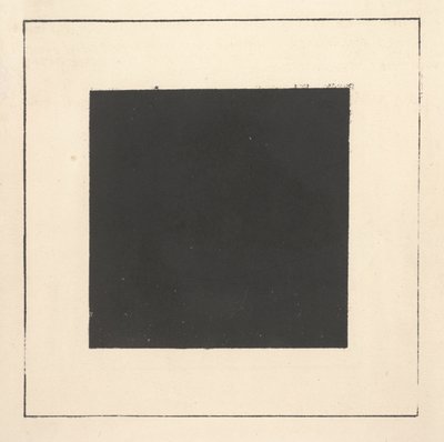 Black Square från "Suprematism: 34 Drawings" av Kazimir Severinovich Malevich