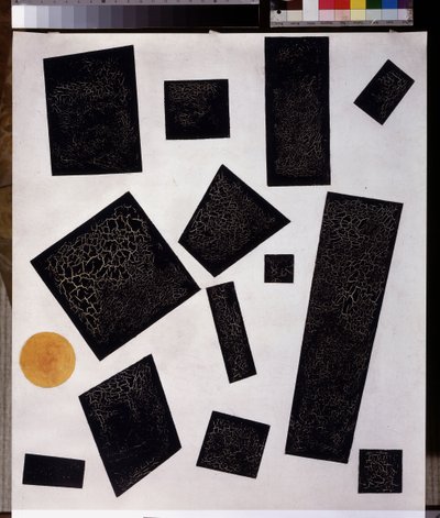 Sammansättning av suprematism. 1915 (olja på duk) av Kazimir Severinovich Malevich