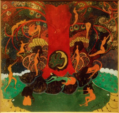 Livets träd och dryader av Kazimir Severinovich Malevich