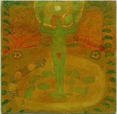 Naken med upphöjda händer av Kazimir Severinovich Malevich