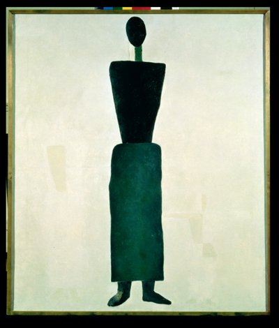 Suprematist kvinnlig figur, 1928-32 av Kazimir Severinovich Malevich