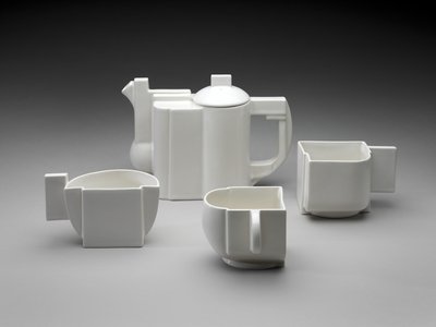 Suprematist teservice av Kazimir Severinovich Malevich