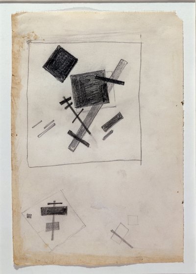 Suprematistisk komposition (ritning av Kazimir Severinovich Malevich
