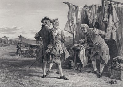Illustration för The Pirate av Sir Walter Scott (gravyr) av Keeley Halswelle