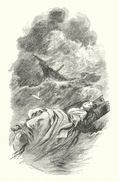 Vraket av Hesperus (gravyr) av Keeley Halswelle