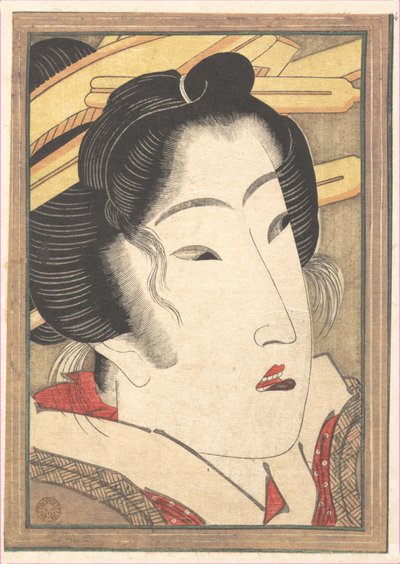 Avvisad geisha ur ”Lidenskaper kylda av vårsnö” av Keisai Eisen