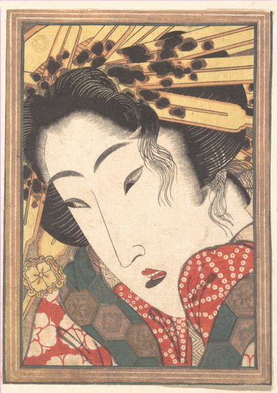 Avvisad geisha ur "Passioner kylda av vårsnö" av Keisai Eisen