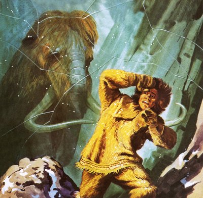 Ullig mammut hittad perfekt bevarad i isen i Sibirien av Ken Langstaff