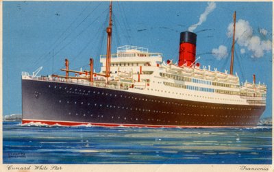 Cunard Line ångfartyg RMS 