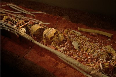 Arkeologi; Hominid; Hominin; Mänsklig ev - Homo sapien Sapiens; Mänsklig evolution; Ice A..., 2000 (foto) av Kenneth Garrett
